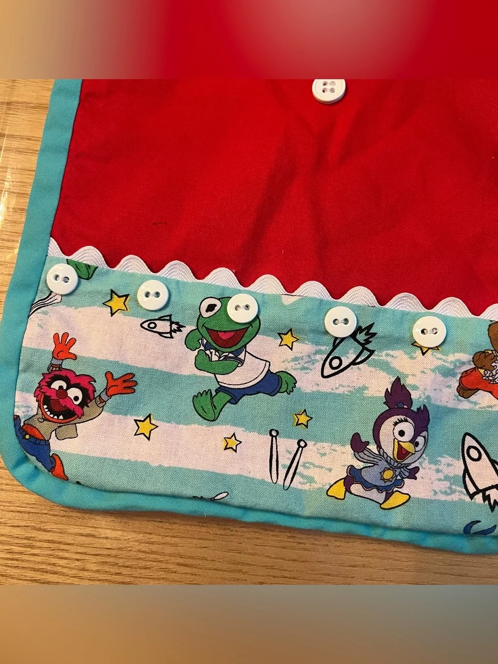 Baby Muppet Cloth Bib And Burp Rag